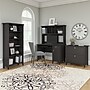Bush Furniture Salinas 63"H 5-Shelf Bookcase with Adjustable Shelves, Vintage Black Laminated Wood (SAB132VB-03)~#|#~5B645F5C-77AE-474D-9418DCD99F03E81B_sc7