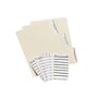 Avery Easy Peel Laser/Inkjet File Folder Labels, 2/3" x 3-7/16", White/Blue, 252 Labels/Pack (5200)~#|#~5B68C747-7980-440F-A4ACD8A0CF40305E_sc7