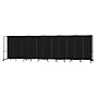 National Public Seating Robo Series 11-Panel Folding Mobile Room Divider, 72"H x 256"W, Black Fabric (RDB6-11PT10)~#|#~5B68D2F4-D8E6-4E10-BD3D0672D0F1E383_sc7