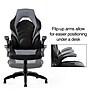 Staples Emerge Vortex Bonded Leather Ergonomic Gaming Chair, Black and Gray (52503)~#|#~5B6AEEC4-5F33-4632-B2375990FEA1FA76_sc7