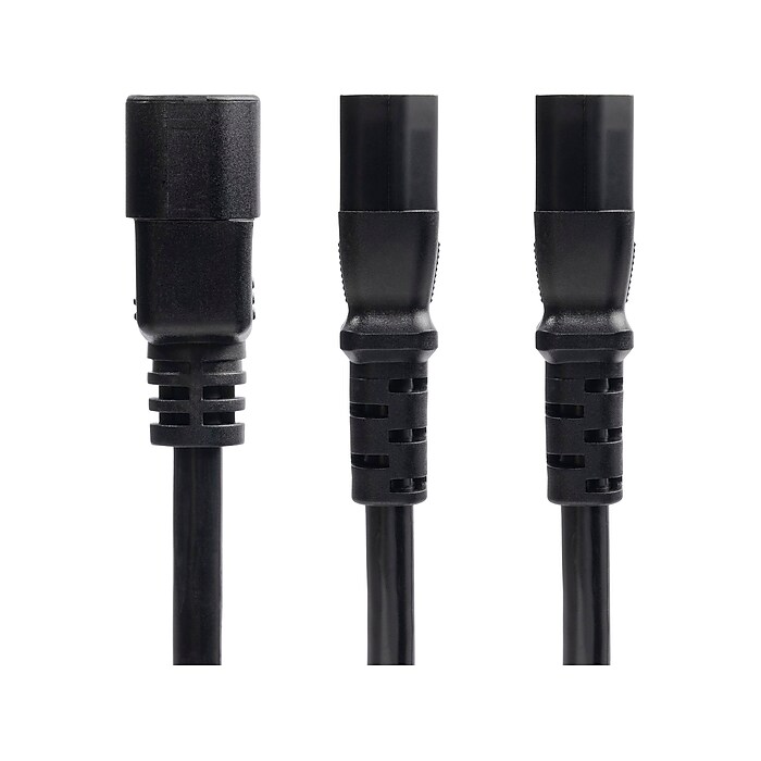StarTech 6' C14 to C13/C13 Power Cable, Male to Female/Female