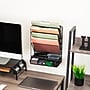 Mind Reader 7-Compartment Metal Desk Organizer, Black (MAGROUND-BLK)~#|#~5B710EB2-34E8-4598-AFA1B5050D810845_sc7