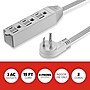 Staples TECH 15' Extension Cord, 3-Outlet, 16 AWG, Gray, 2/Pack (ST62347)~#|#~5B7976DD-092B-44A4-84C43B69B8BE537D_sc7