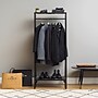 Iris 8.88" x 6.75" Garment Rack, Black Metal (596269) ~#|#~5B7C9EFE-7958-4B6D-9758536064675FBF_sc7
