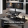 VersaDesk PowerPro Elite Electric Standing Desk Converter with Programmable Switch, USB Port and Mobile App, 36 x 24 Inch, Black~#|#~5B7E9B4C-8C25-4D8D-89B15ED151314080_sc7