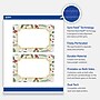 Avery Gold-Blue Border Berries Matte Blank Card, White, 20/Pack (S00-FEC)~#|#~5B7F2874-F0E5-4E8F-BDAF306773D10E17_sc7