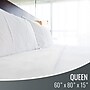 DMI Queen Size Zippered Mattress Cover, White, 80" x 8" x 60" (554-8069-1952)~#|#~5B8356CC-8B23-4C14-97BFC81C11C06FC4_sc7