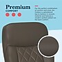 La-Z-Boy Colston Ergonomic Vegan Leather Swivel Executive Chair, Mocha Brown (60120-MBRN)~#|#~5B8DF9CC-E00E-4820-AA99097DD6D3C5EE_sc7