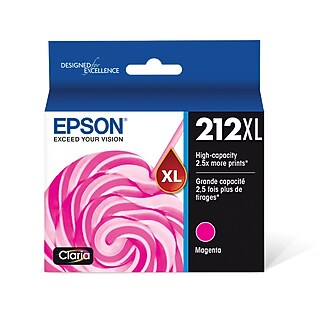 Epson T212XL Black/Cyan/Magenta/Yellow High Yield Ink Cartridges