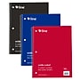 C-Line 3-Subject Notebooks, Wide Ruled, 120 Sheets, Assorted Colors, 3/Bundle (CLI22046-3)~#|#~5B91ACC7-B0E3-428A-B79B71F77CBD1FFA_sc7