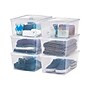 Iris 13.5 Qt. Lift Off Lid Storage Tote, Clear, 6/Carton (100119CT)~#|#~5B91C82D-DCE0-4889-AFBA832562DF5ABF_sc7
