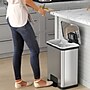 halo AirStep Stainless Steel Rectangular Step Pedal Trash Can with AbsorbX Odor Control System, 13 Gal., Silver (TR13SS)~#|#~5B92F526-C02A-4D60-B902CC75A8764C0A_sc7