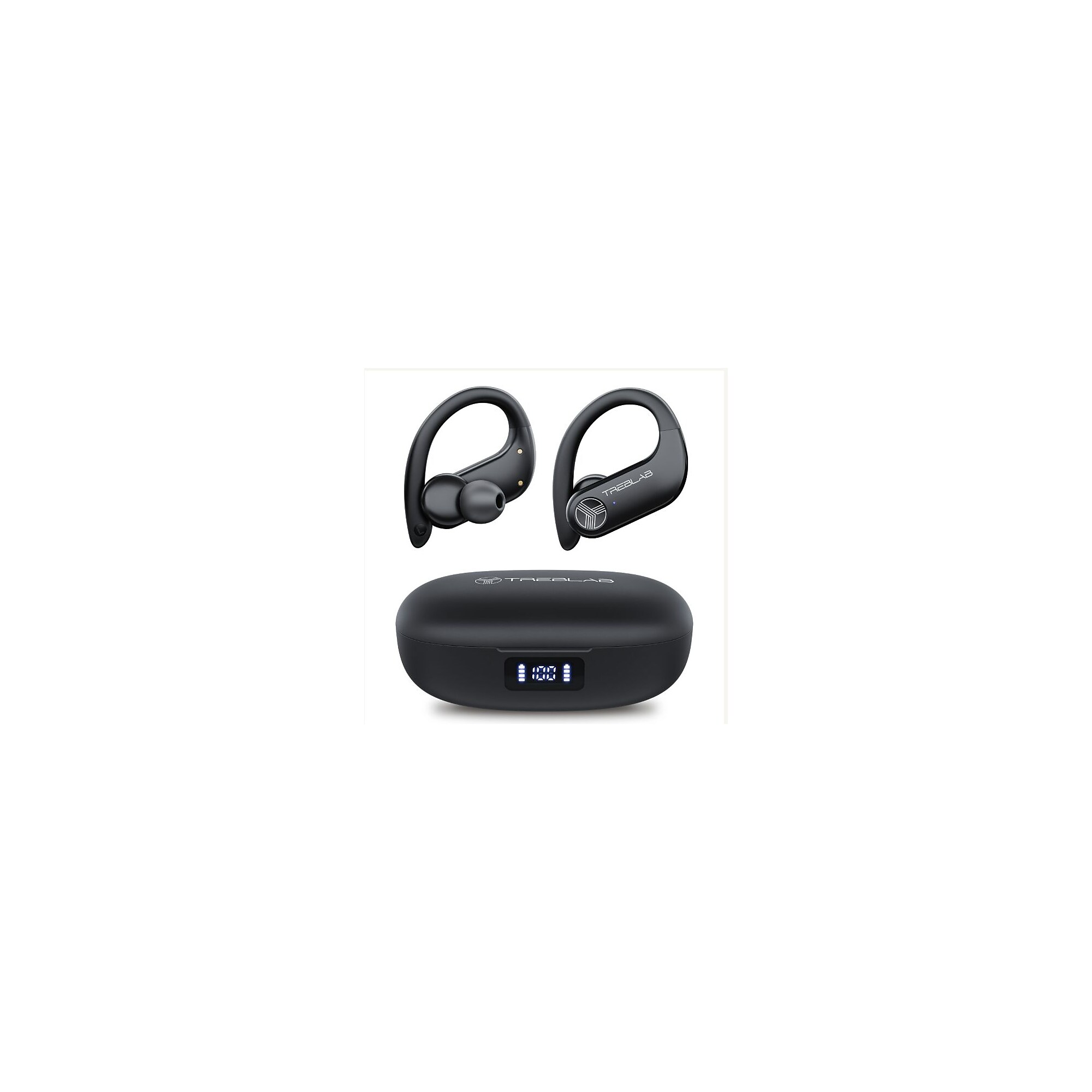 Treblab X3-Pro True Wireless Earbuds, Bluetooth, Black/White (X3-PRO-W) Simolary simolary.com