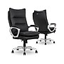 La-Z-Boy Jenkins Ergonomic Bonded Leather Executive Big & Tall Chair, 400 lb. Capacity, Black (60075-BLK)~#|#~5B96AC7C-FBEC-4A36-A12648D9AFA8FF02_sc7