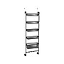 Household Essentials 5-Shelf Plastic Over-the-Door Storage Rack, 20", Gray/Black (2192-1)~#|#~5B97B011-8BC4-4248-A803F25A718E5B7F_sc7