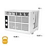 Whirlpool 115-Volt 5,000 BTU Window Air Conditioner, White (WHAW050EW)~#|#~5B98D2D5-D526-4DF2-8FAED86852282752_sc7