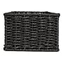 Household Essentials Handwoven Paper Rope Rectangular Storage Basket, Black (HE1195)~#|#~5B9DA51D-A448-427B-9EAE52763CB5EF7C_sc7