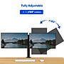 FlexiSpot Adjustable Dual Monitor Arm Mount for Sit-Stand Riser, Up To 30" Monitor, Black (D1D-E)~#|#~5B9F5FE3-C94C-4585-B92E538D633CD70E_sc7