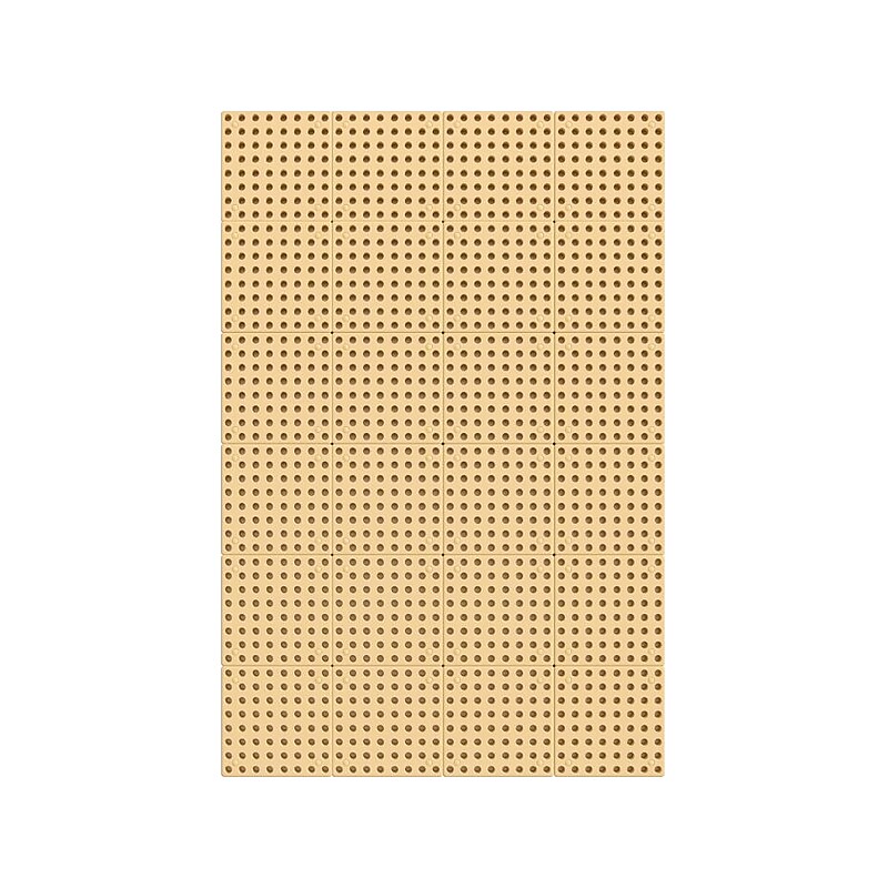 Flash Furniture Bright Beginnings Multipurpose Modular STEAM Wall Peg System Panel, Brown (MK-ME10971-GG) image 1