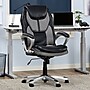 Serta Amplify Ergonomic Faux Leather Swivel Executive Chair, Gray (43673A)~#|#~5BA73306-CA3C-43C1-8F326B9F82BD5152_sc7