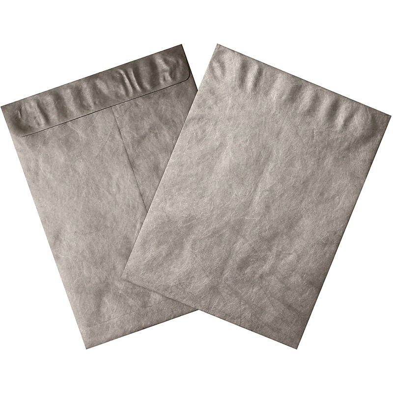 Partners Tyvek Self Seal Catalog Envelope 10" x 13", Silver, 100/Carton (TYC1013S) image 1