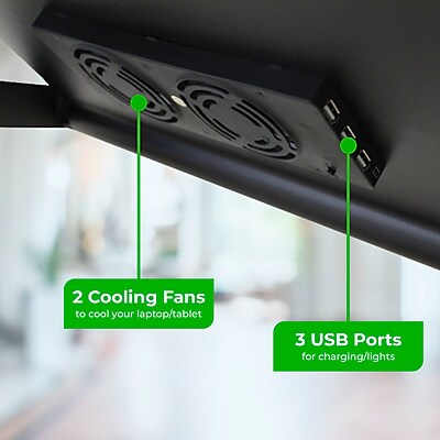 Uncaged Ergonomics WorkEZ Laptop Cooling Stand - Thumbnail 3