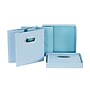 Household Essentials Medium Stackable Folding Fabric Storage Bin, 11" x 11.4"x 11.4", 24.75 Qt., Blue, 2/Pack (816-1)~#|#~5BAC03CF-B096-4AA3-A65E2BFAC3D772A9_sc7