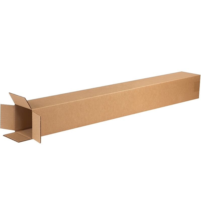 4" x 4" x 38" Shipping Boxes, 32 ECT, 25/Bundle (4438) image 1