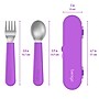 bentgo Kids Stainless Steel Utensil Set , Purple (BGKDUTSS-P)~#|#~5BBAFFD7-8C14-4441-90367FC364CCA472_sc7