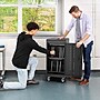 Luxor Lockable 24-Unit USB-C Secure Charging Cart, Black Powder-Coated Steel (CHMC001)~#|#~5BBC2CFA-9D16-43A6-94ED7E25DBD918D8_sc7
