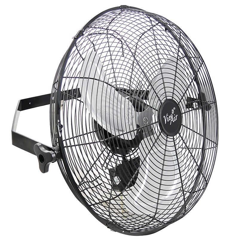 Vie Air 18" Wall Fan, 3-Speed, Black (938109799M) image 1