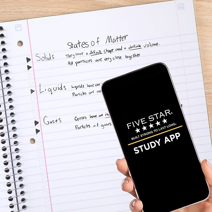 スタスタの実 WHAT WE WANT JOURNAL STANDARD Five Star Multi-Subject Spiral Notebook, College Ruled