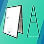 Flipside Flipchart Easel, 24" x 36", Black Aluminum (31635)~#|#~5BC373B7-D23A-445E-BC082A9EC49231AC_sc7