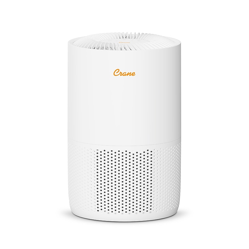 Crane True HEPA Tabletop Air Purifier, 300 sq. ft., White (EE-5077) image 1
