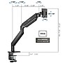 Mount-It! Adjustable Single Monitor Desk Mount with Gas Spring Arm, 13" to 57", 55 lbs. Capacity, Black (MI-4891)~#|#~5BD5DCB6-C7CD-4604-810264D9F1962CD2_sc7