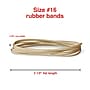 Staples Economy #16 Rubber Bands, 2-1/2" x 1/16", 500/Pack (28615-CC)~#|#~5BE0399E-04BE-46AE-A13183F596626238_sc7
