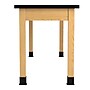 Diversified Woodcrafts Perpetulab Rectangular Science Lab Table, 72" x 24", Oak (P730LBBK30N)~#|#~5BEA122A-8471-48A5-9ED713E643A81434_sc7