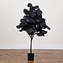 Nearly Natural Artificial Halloween Black Fiddle Leaf Tree, 4' (T5146)~#|#~5BEA8646-2C55-473E-A4AF5F91D4B5093A_sc7