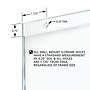 Azar Displays Wall Hanging Sign Holder, 8.5" x 5.5", Horizontal, Wall Mounted, Clear, Acrylic, 10/Pack (162727)~#|#~5BF2FAE2-5726-47F7-8A69BB13917825AD_sc7