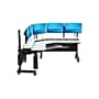 VersaDesk Foundry Bench 80"W Electric Corner Adjustable Standing Desk, White/Black (FBC8080-BW-APP)~#|#~5BF3C92F-3509-44FA-A047F0B07183A0BA_sc7