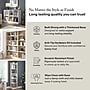 Bush Furniture Universal 30"H 2-Shelf Bookcase, Pure White, 2/Set (UB001PW)~#|#~5BFC1B87-8F1A-4DA1-BBAD150268136CAA_sc7