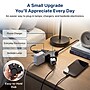 Uncaged Ergonomics Comfort Grip 3-Outlet Extension Cord, 8 ft, Black (CGEC-Black)~#|#~5BFDAA5F-7FFC-4251-B1044ECEA6E4F9A9_sc7