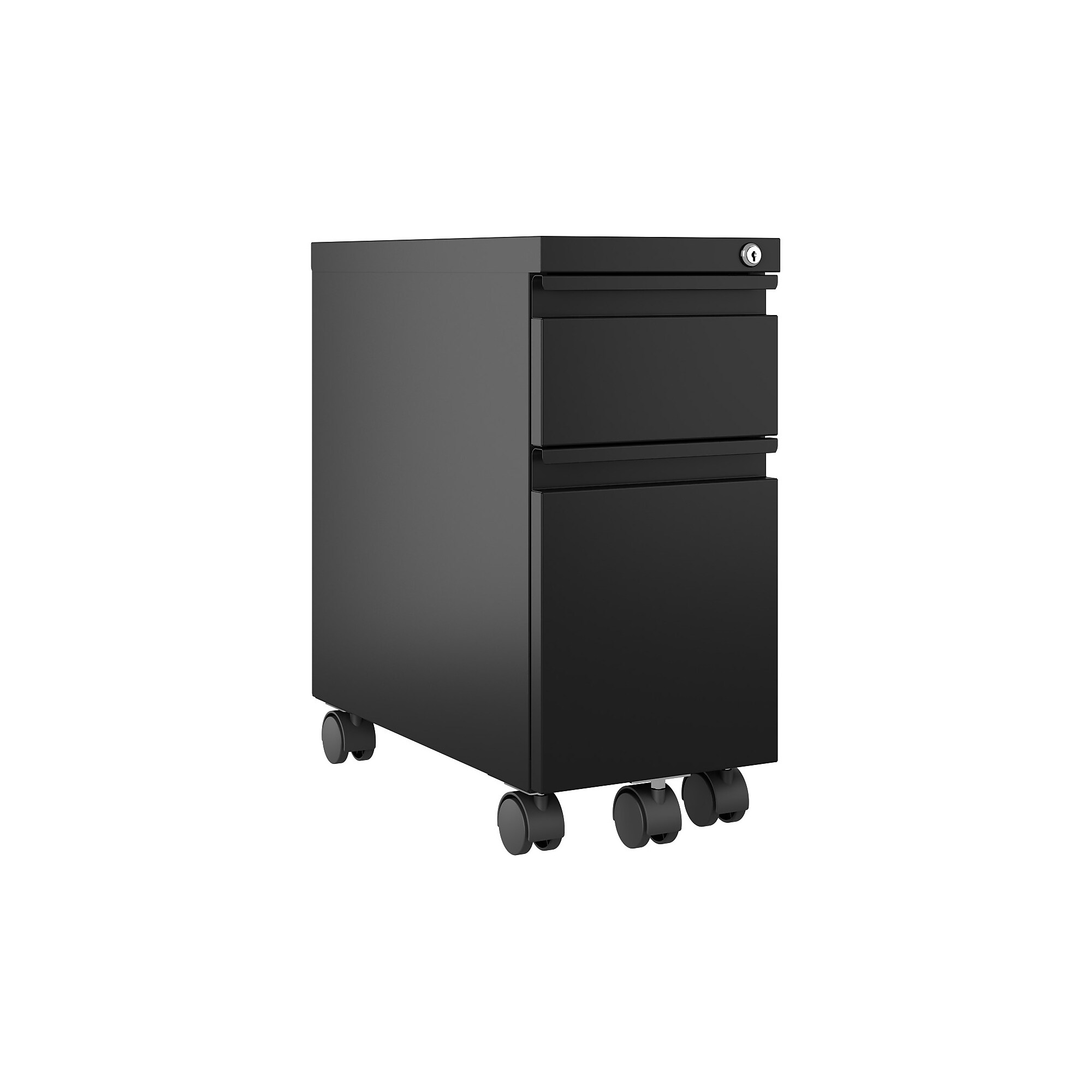 Hirsh 2-Drawer Mobile Vertical File Cabinet, Letter/Legal Size, Lockable, 21.75″H x 10″W x 19.88″D, Black (22651) Sansujyuku sansujyuku.com