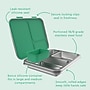 Bentgo Kids Leak-Resistant Lunch Box, 3-Compartment, Green (BGOSTL-G)~#|#~5C043C5A-D922-4881-AC4AB5B0C625DB96_sc7