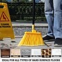BISON LIFE Indoor/Outdoor 13" Polypropylene Bristle Flagged Angled Broom, Yellow/Black (BPHD-KIT-ANBR-EXH-1)~#|#~5C057B10-1CB5-45DD-8BEC98B79B99B127_sc7