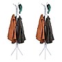 Mind Reader Coat Rack, White, Metal, 2/Set (2CRACK11-WHT)~#|#~5C07B740-E940-46F7-BE3359179C713361_sc7