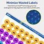 Avery TrueBlock Laser/Inkjet Round Multipurpose Labels, 0.5" Dia., White, 1540 Labels/Pack (94503)~#|#~5C094FB7-B1EB-459F-877937BAC9834115_sc7