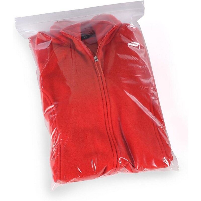 16" x 18" Reclosable Poly Bags, 2 Mil, Clear, 1000/Carton (3681A) image 1