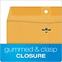 Quality Park Clasp & Moistenable Glue Kraft Catalog Envelopes, 9" x 12", Brown Kraft, 100/Box (QUA37890)~#|#~5C0B7935-BC9C-49AF-885BD6EDDBDD24E8_sc7