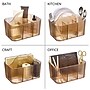 mDesign 4-Section Plastic Desktop Caddy Organizer with Handle, Plastic, Sand (26053)~#|#~5C0D799A-B07D-42AB-B8A3B47BF2F0DA20_sc7